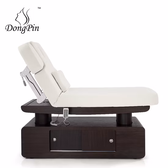 Lit d'extension De cils incurvés Table De Massage électrique lit De beauté SPA 4 moteurs