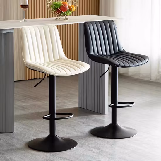 Ascenseur à gaz pivotant réglable en hauteur, meuble de salon moderne en métal, tabouret de chaise de Bar (ZG18)